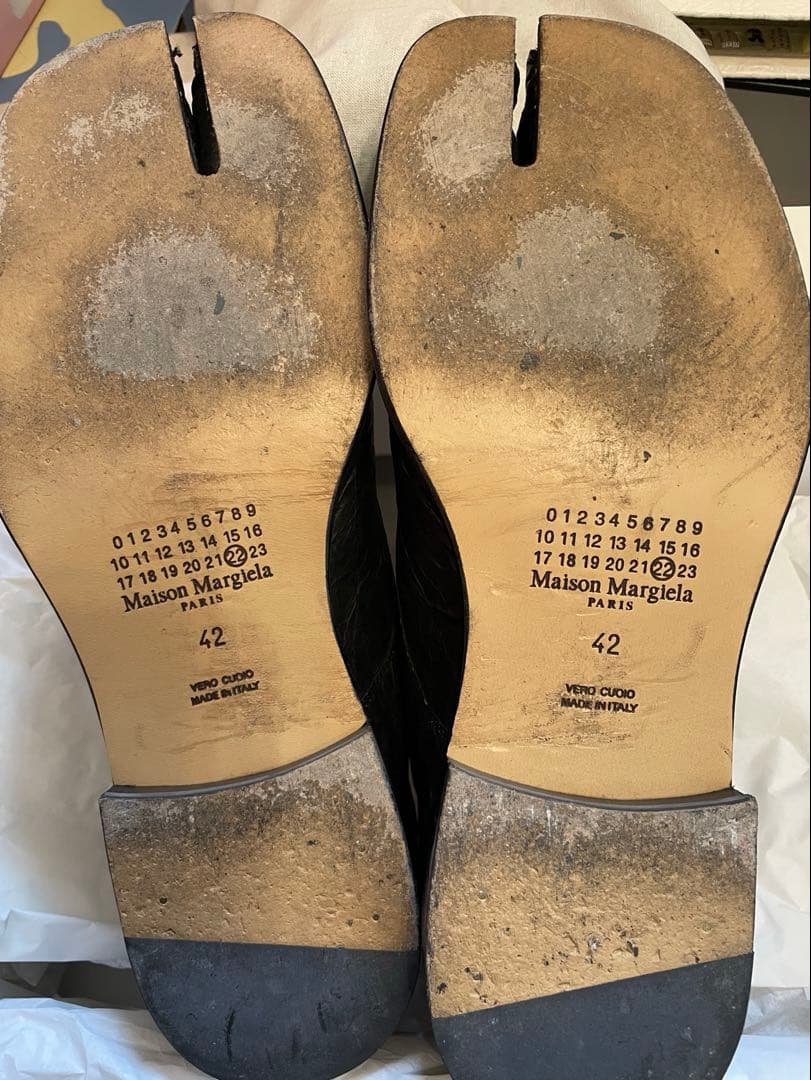 【最終値下げ】Maison Margiela TABIシューズ 本革 27cm