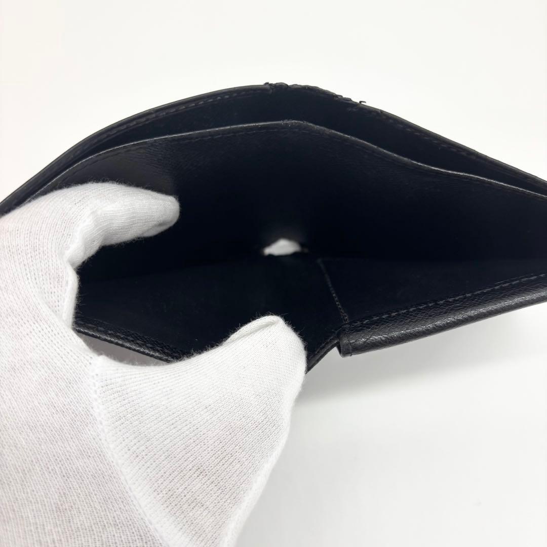 ✨超美品✨ルイヴィトン　ポルトフォイユマルコ　エピ　ブラック　折り財布