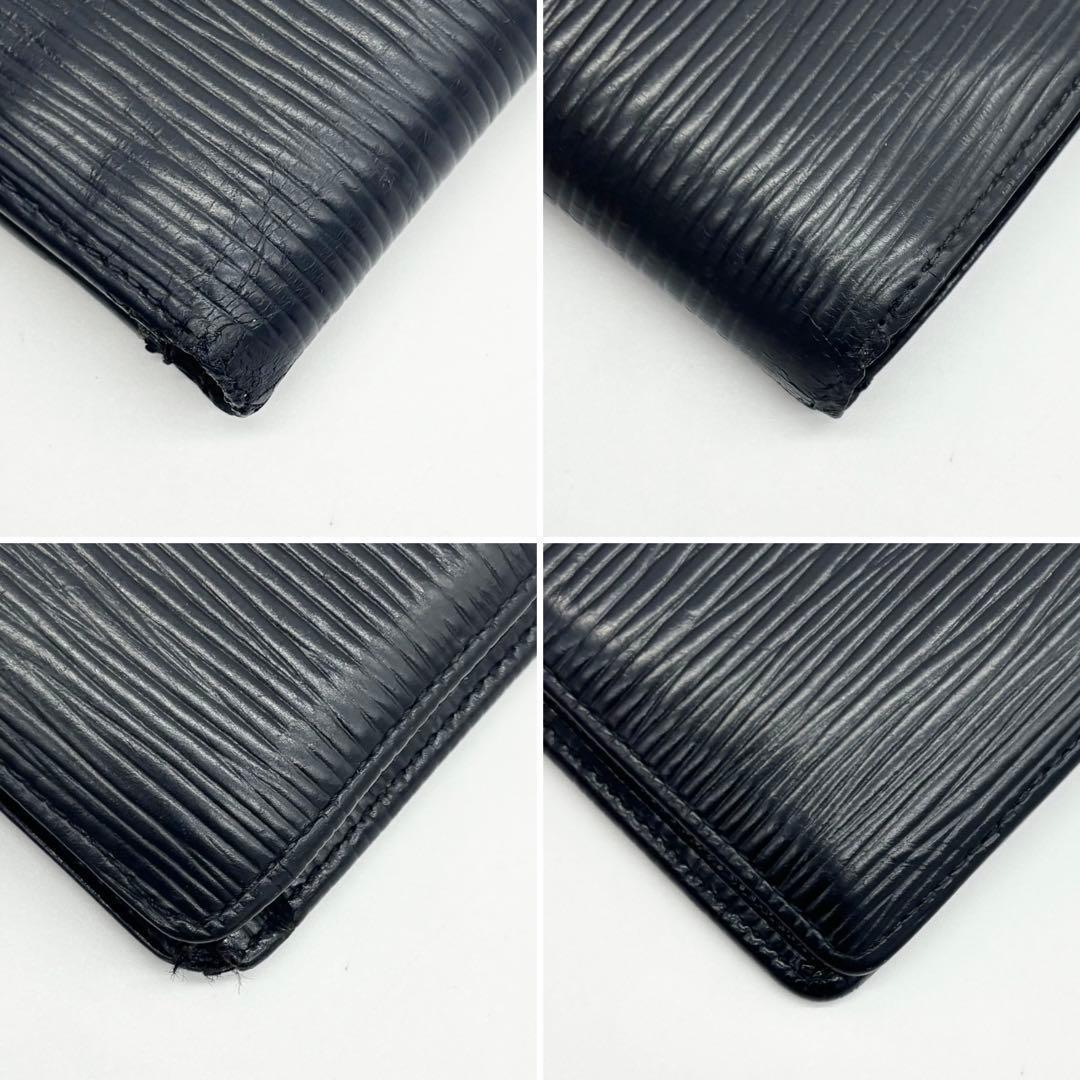 ✨超美品✨ルイヴィトン　ポルトフォイユマルコ　エピ　ブラック　折り財布
