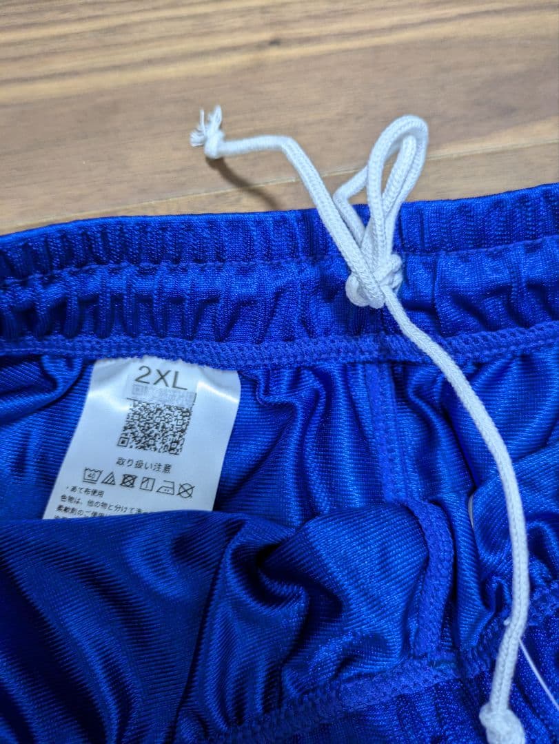 ☆限定ブルー×レッド　アシックス　バレーボール　ゲームパンツ　パンツ　国体