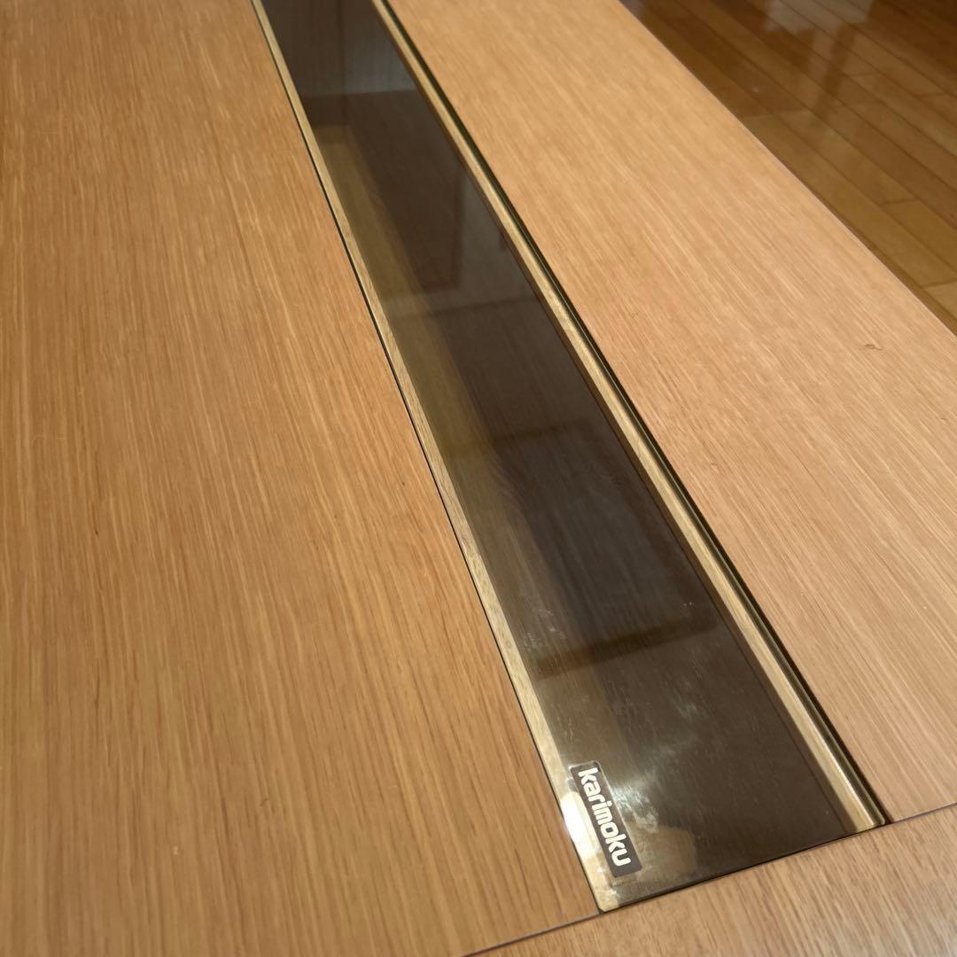 【美品】karimoku カリモク コーヒーテーブル　曲木　ナチュラルカラー