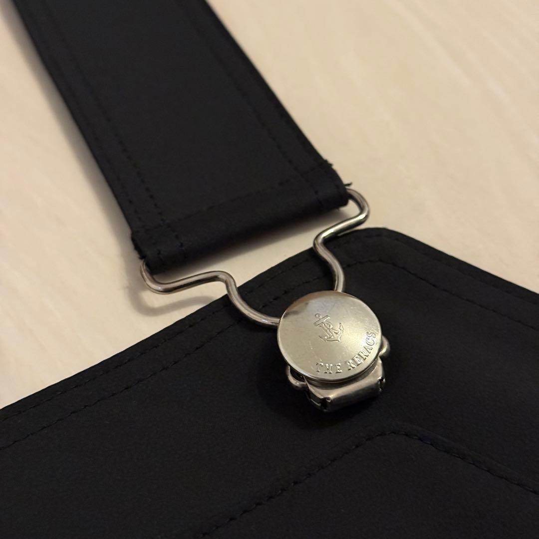 美品【THE RERACS】ジャンパースカートサロペットワンピース　ブラック