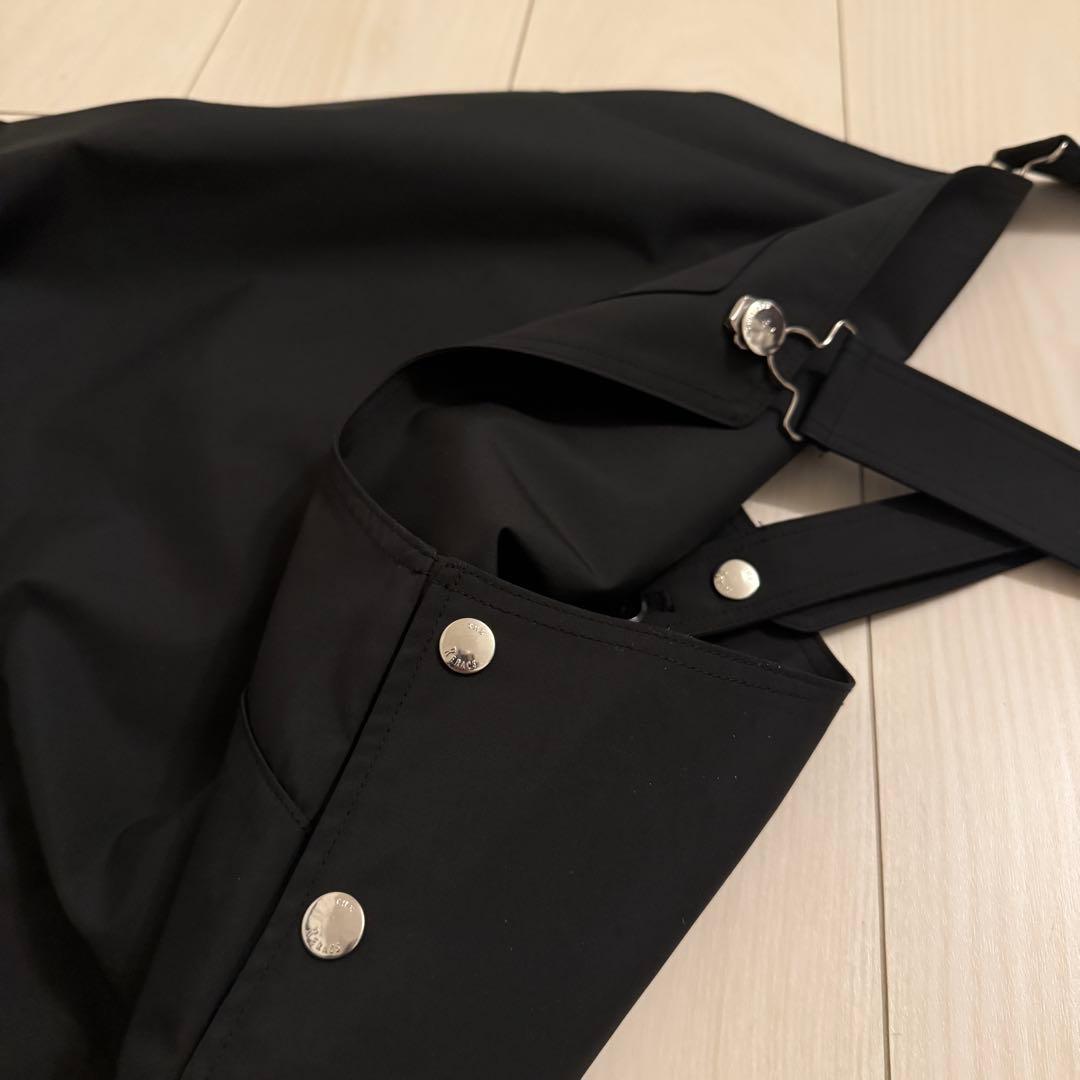 美品【THE RERACS】ジャンパースカートサロペットワンピース　ブラック