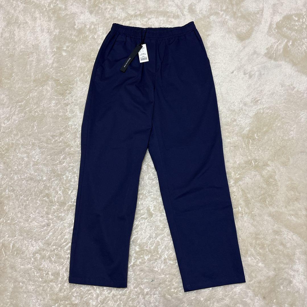 新品タグ付き 2025 mizuiro ind イージースリムパンツ ネイビー