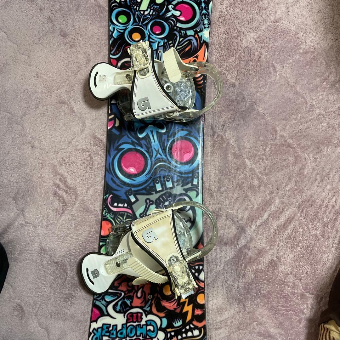 Burton Chopper 115cm スノーボード　ビンディング付き