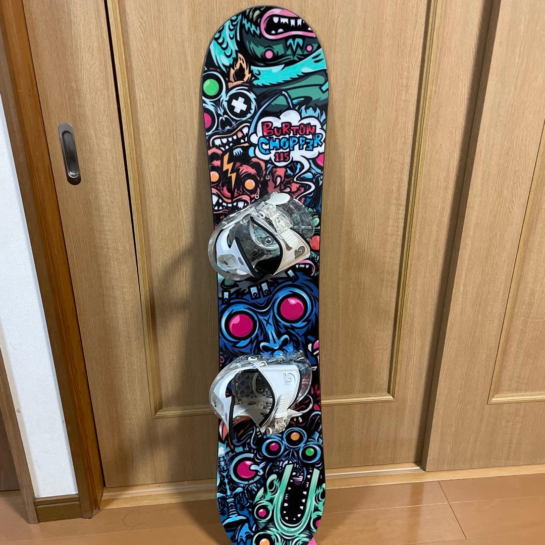 Burton Chopper 115cm スノーボード　ビンディング付き