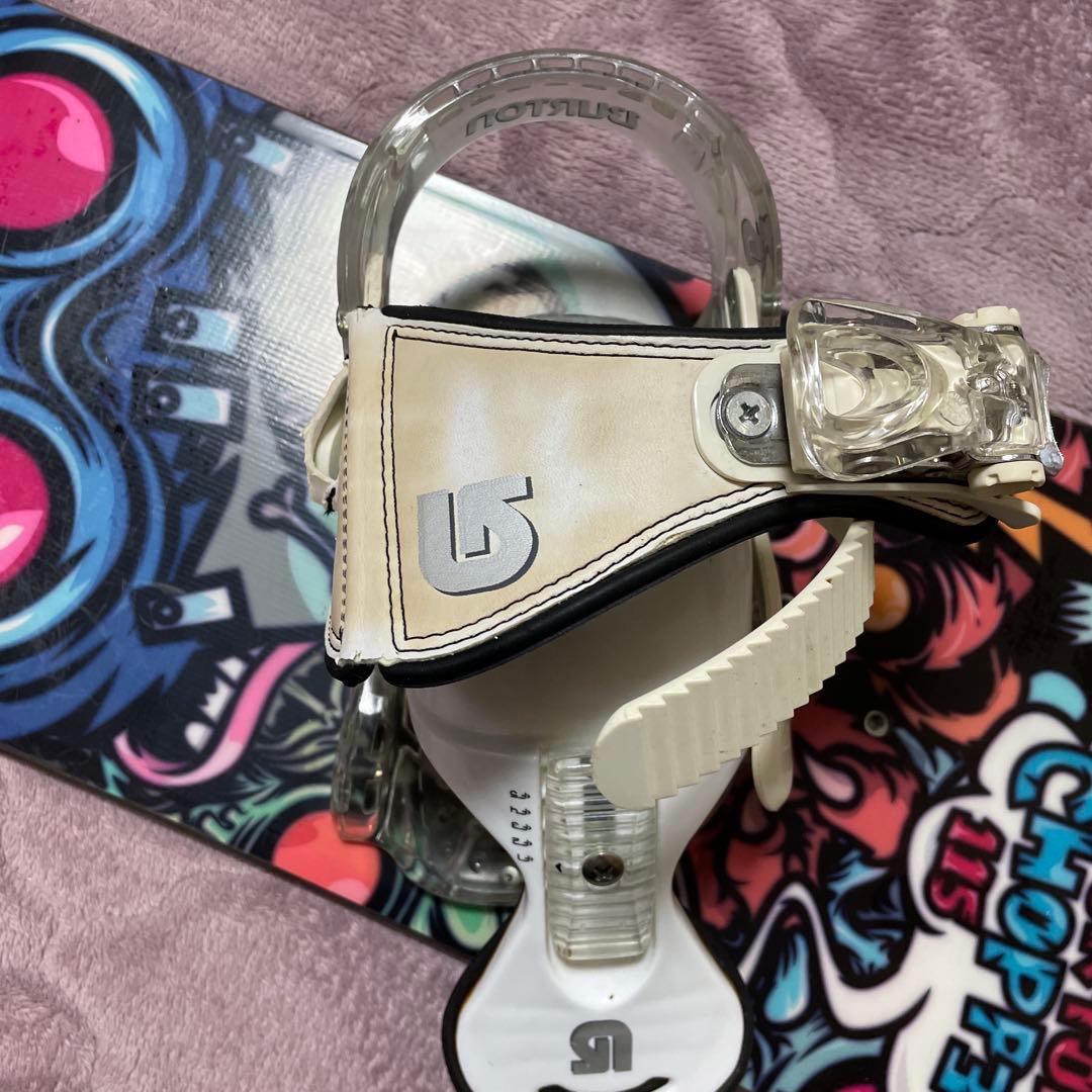 Burton Chopper 115cm スノーボード　ビンディング付き