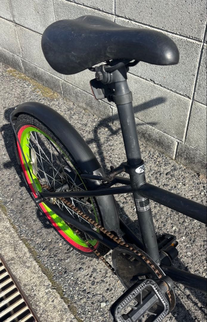 BMX風　20インチ車　黒
