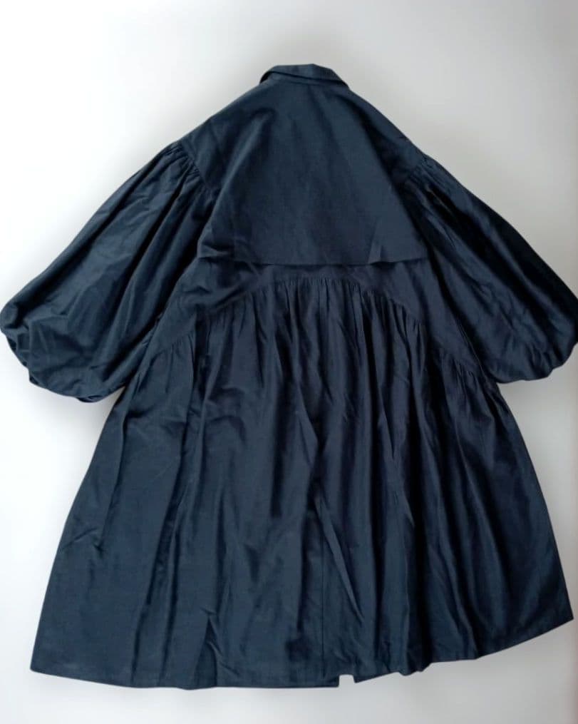 美品タグ付◆poppy スプリングコート　バルーンスリーブ　フレア　あさぎーにょ