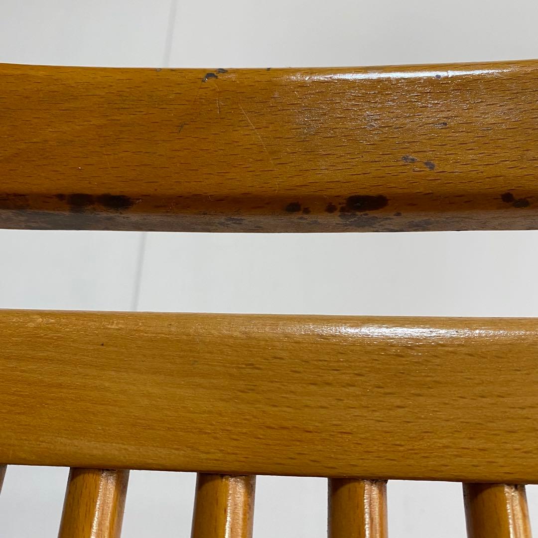 2脚セット ヴィンテージ ダイニングチェア 椅子 木製 レトロ モダン y110