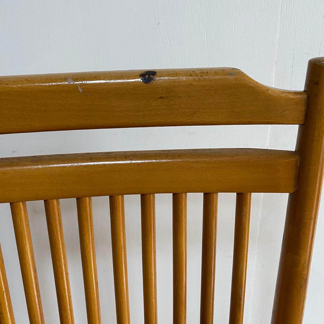 2脚セット ヴィンテージ ダイニングチェア 椅子 木製 レトロ モダン y110