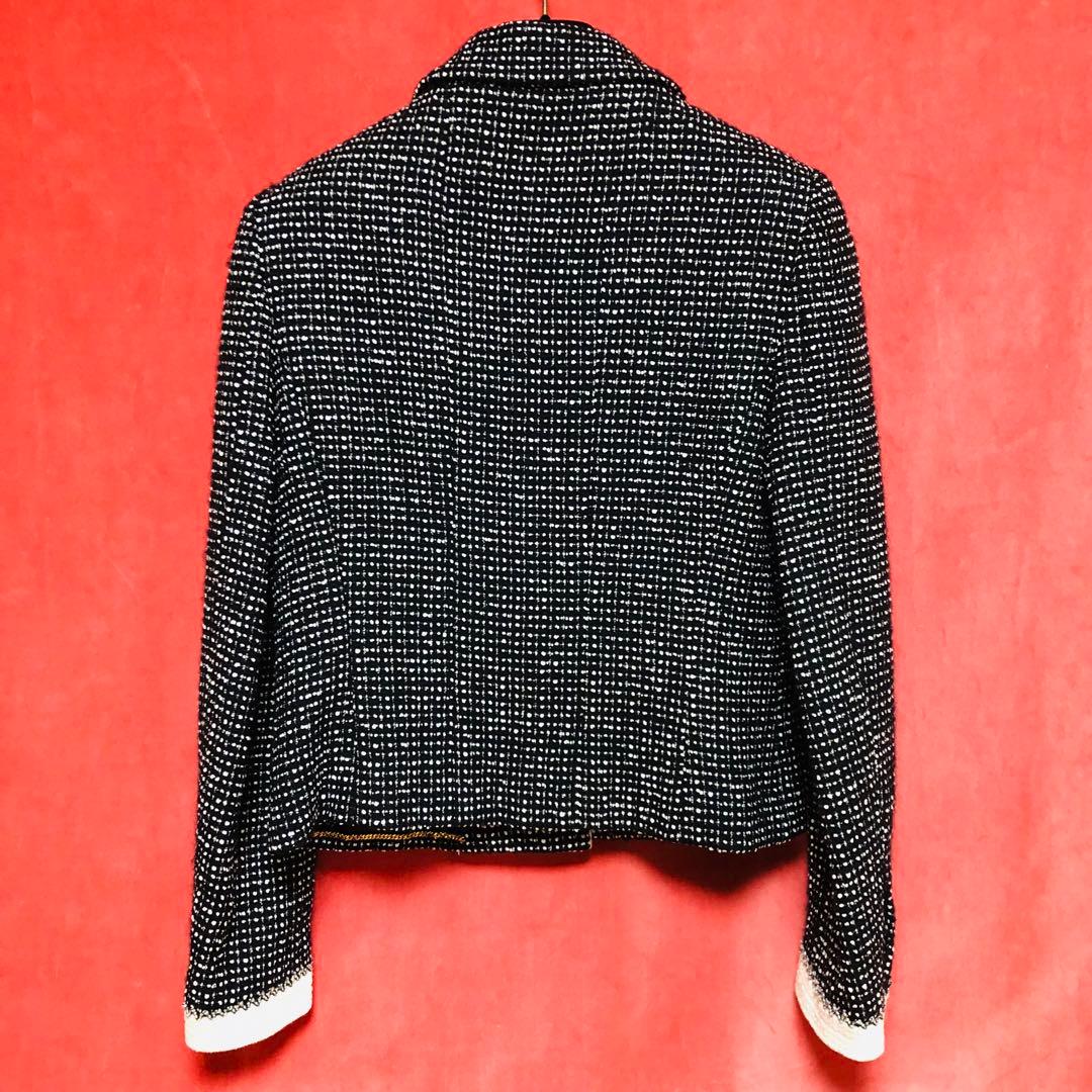 CHANEL ツイード ジャケット96C ヴィンテージ　ロゴボタン