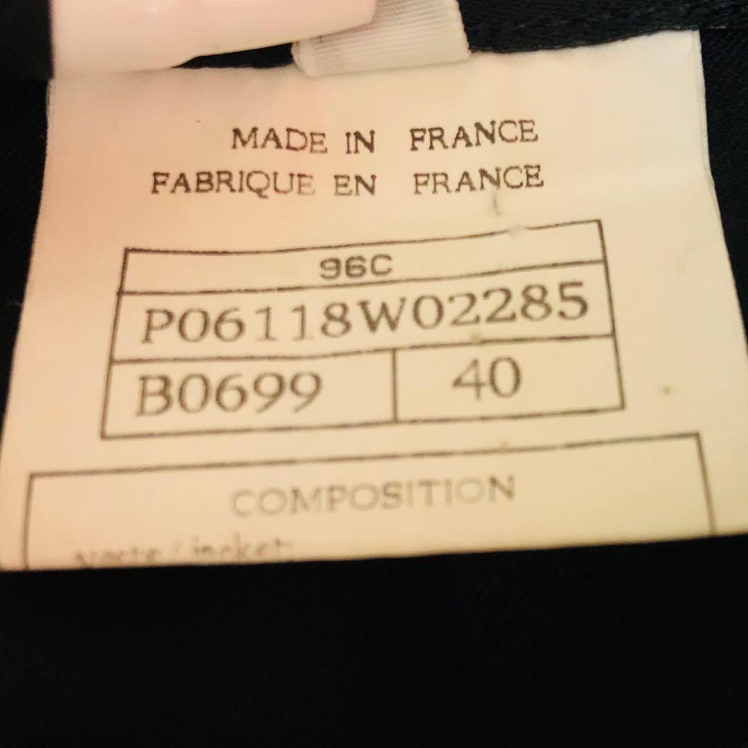 CHANEL ツイード ジャケット96C ヴィンテージ　ロゴボタン