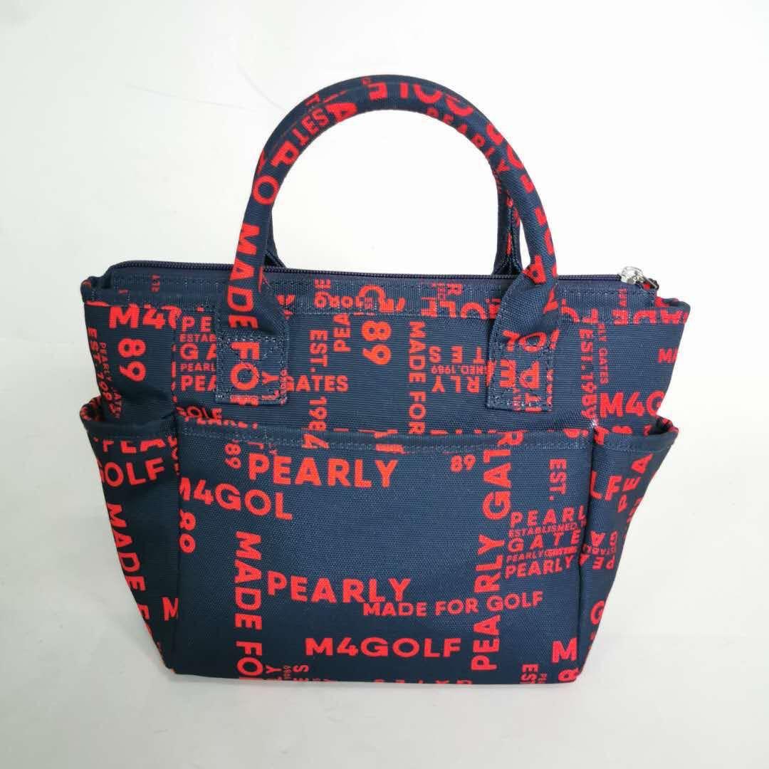 PEARLY GATES ゴルフ トートバッグ ネイビー/レッド