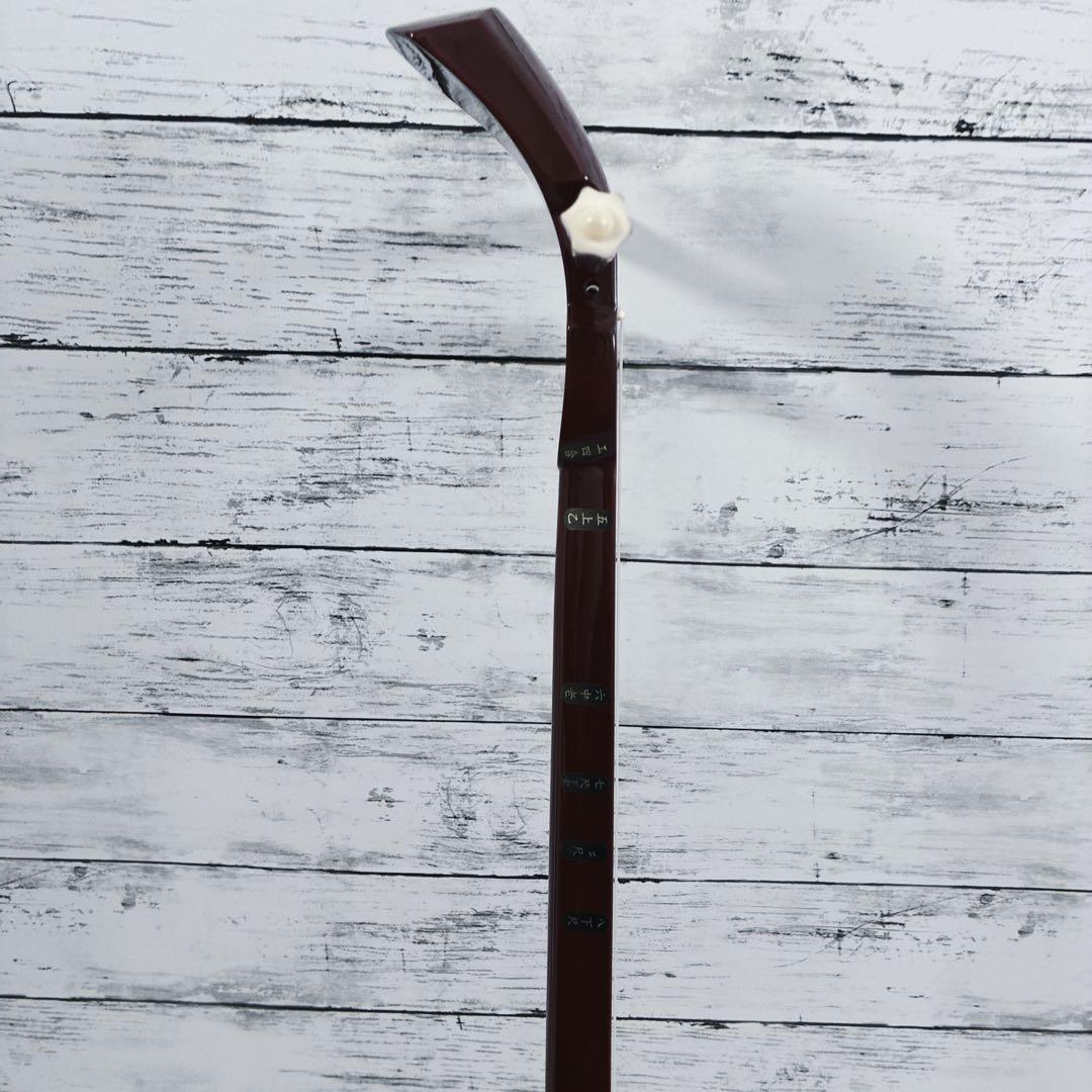 沖縄 三線 本皮 蛇皮 ヘビ皮 ドラゴン刺繍 ソフトケース付き