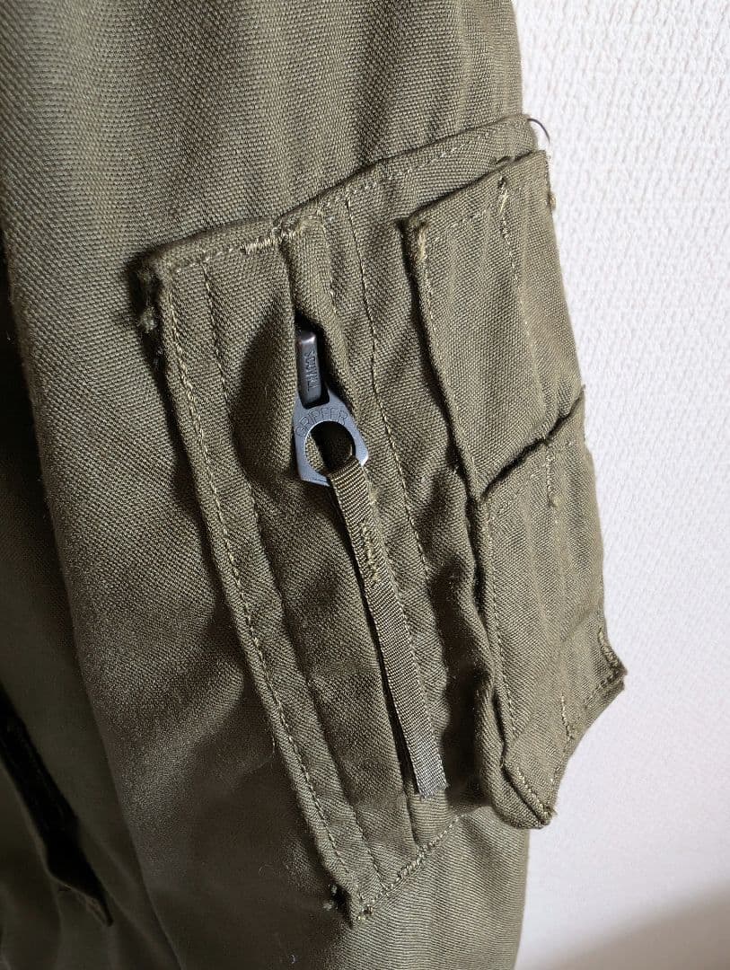 US ARMY フライトジャケット L-R ヴィンテージ ヘリクルー