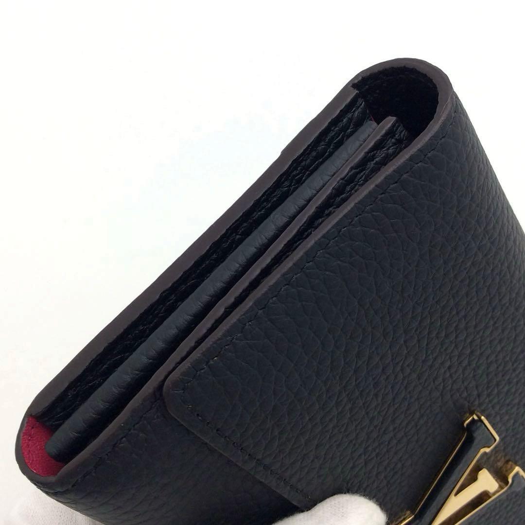 ルイヴィトン トリヨン 黒 ノワール ポルトフォイユ カプシーヌ 長財布
