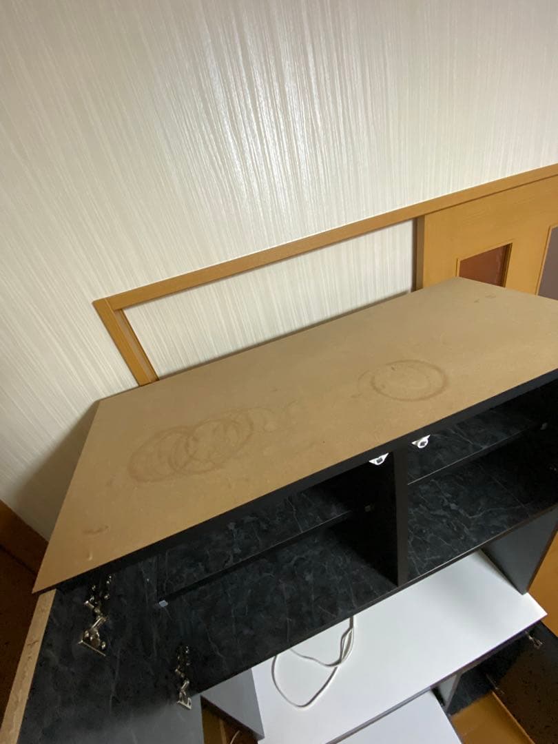 (※直接引取り希望)ユアーズ　大理石調レンジボード