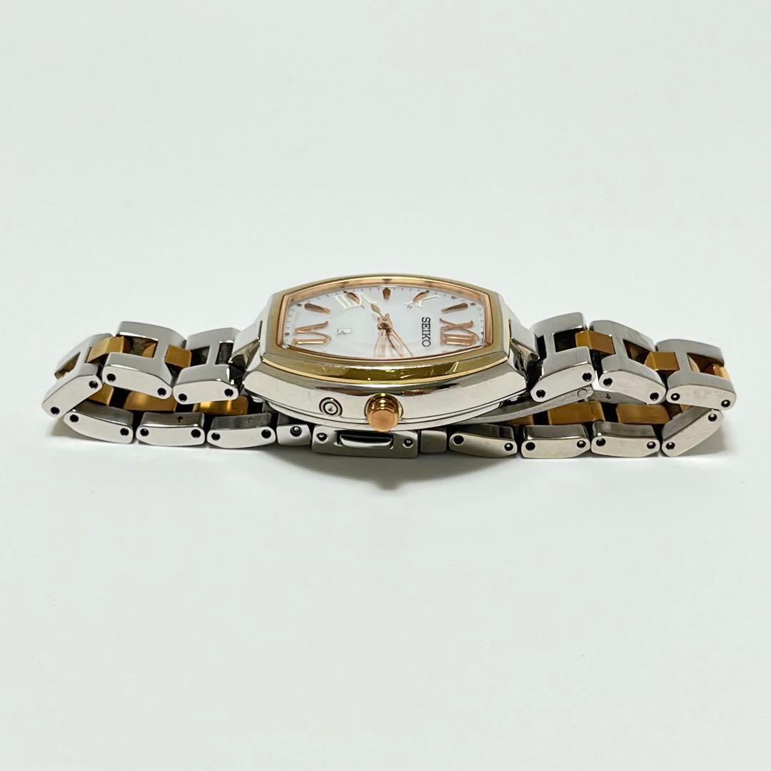 【美品・箱付】SEIKO LUKIA レディース腕時計 SSQW028 電波