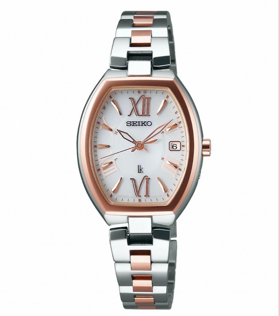 【美品・箱付】SEIKO LUKIA レディース腕時計 SSQW028 電波