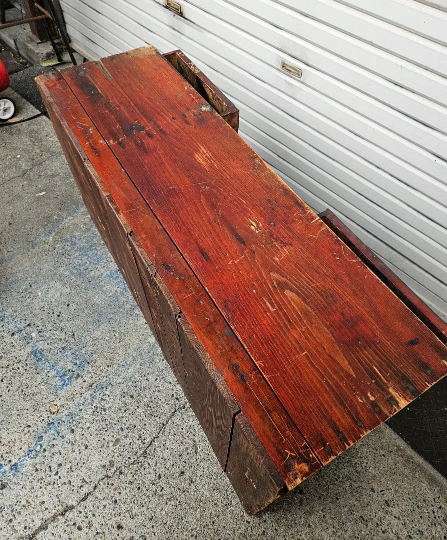 ヴィンテージ 古い木の抽斗 12杯 チェスト 古家具 箪笥 木製 アンティーク