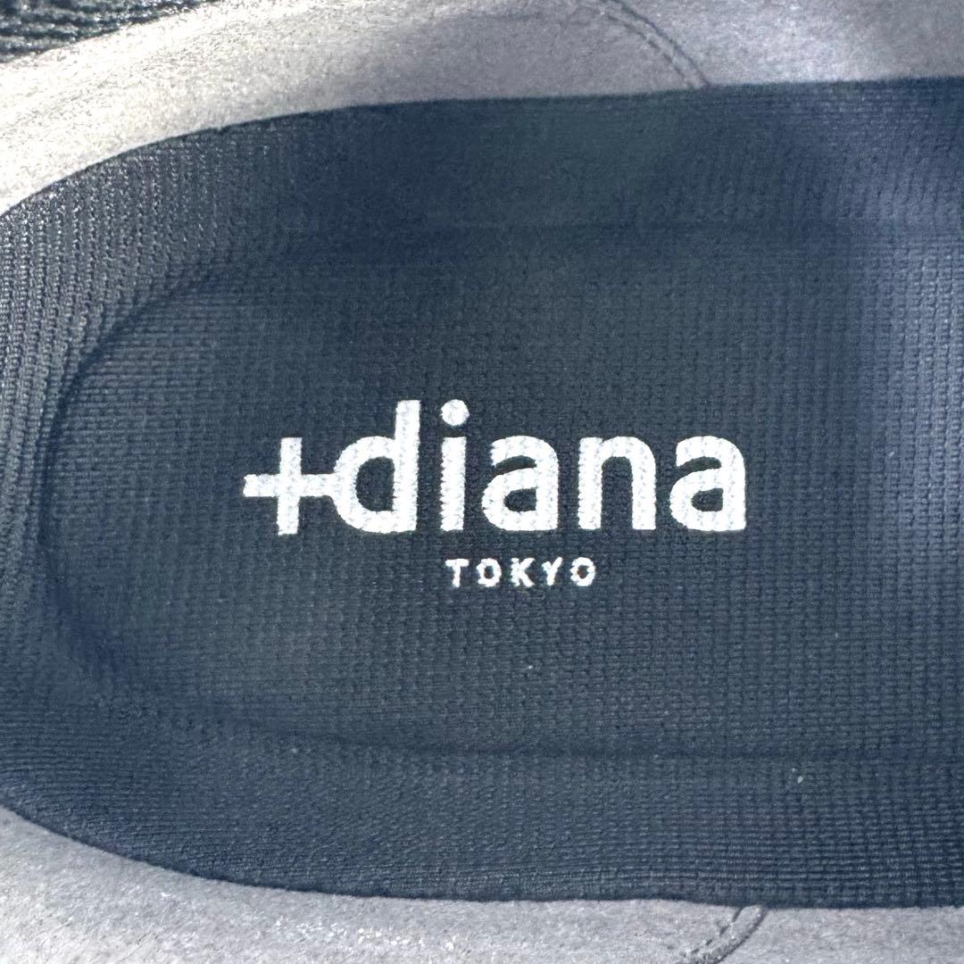 【+diana】 プラスダイアナ （24.5） ニットソックススニーカー 美品