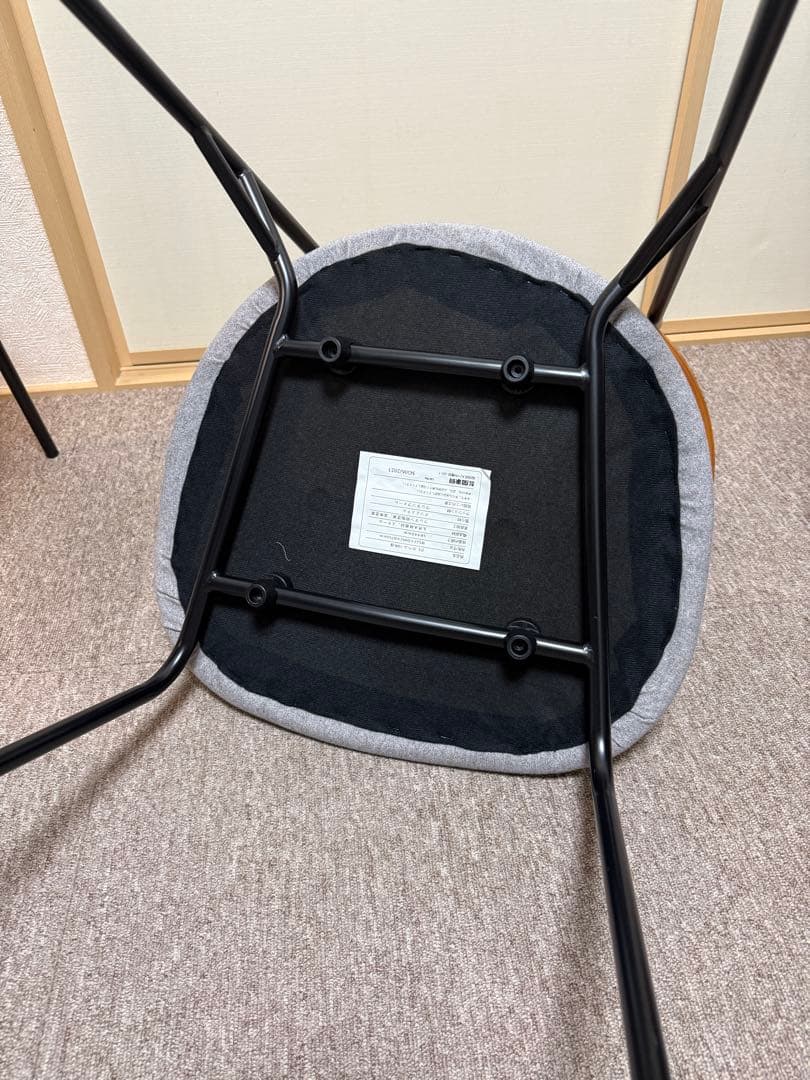 専用❗️関家具　ダイニングチェア　カペルIII 2脚セット　座面ライトグレー