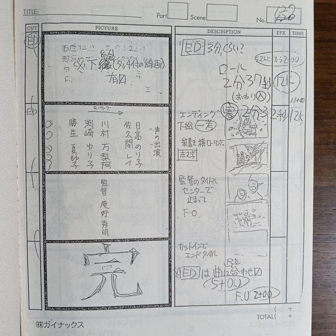 トップをねらえ！ 絵コンテ集全６巻セット付録つき