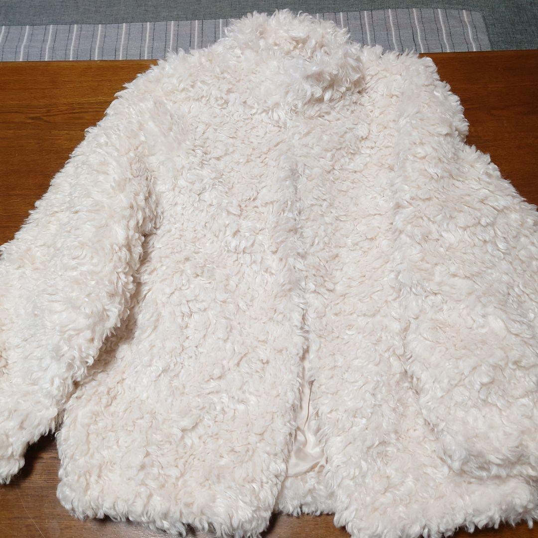 ヤマダヤ 新品 Vin ファーコート ティディベアコート アイボリー M