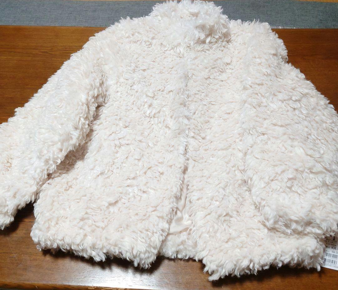 ヤマダヤ 新品 Vin ファーコート ティディベアコート アイボリー M