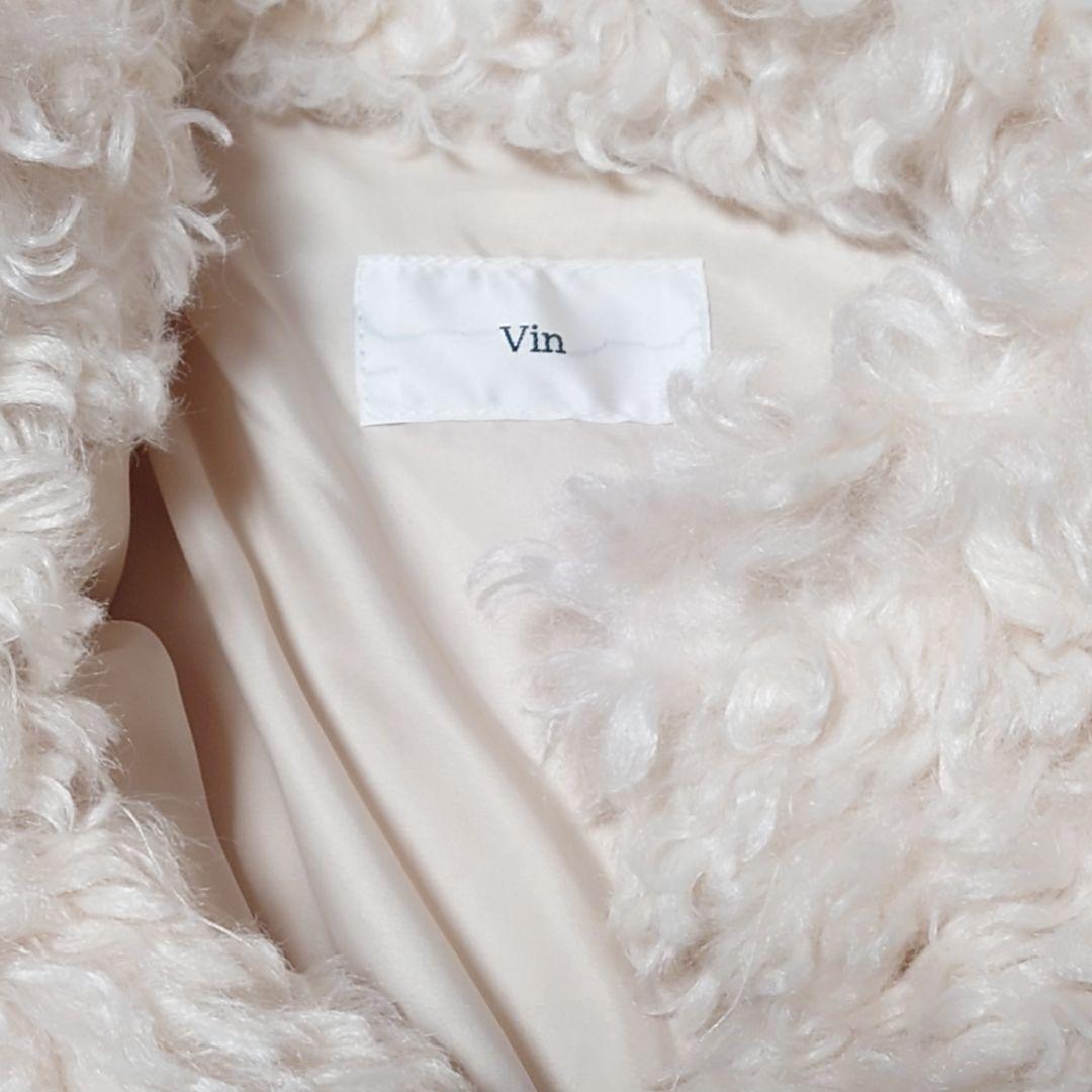 ヤマダヤ 新品 Vin ファーコート ティディベアコート アイボリー M