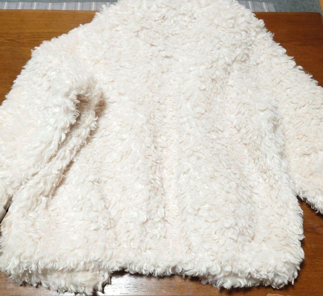 ヤマダヤ 新品 Vin ファーコート ティディベアコート アイボリー M