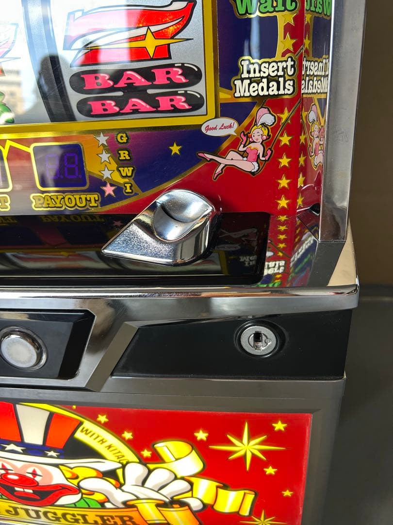 Sアイムジャグラー　パチスロ　実機　家庭用改造済み　送料込み