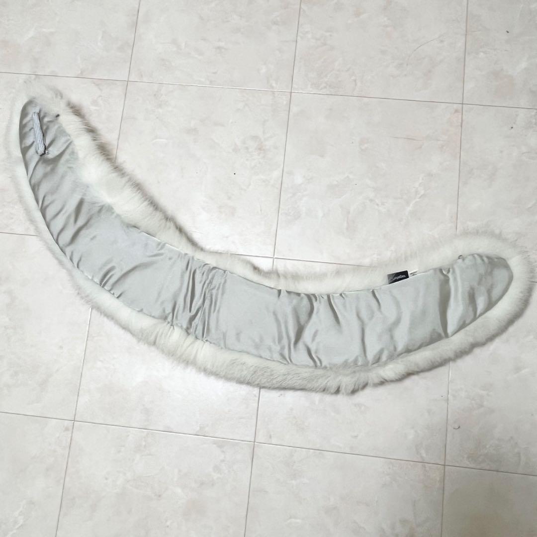 【箱付/試着のみ/新タグ】SAGA FUR ブルーフォックス ショール