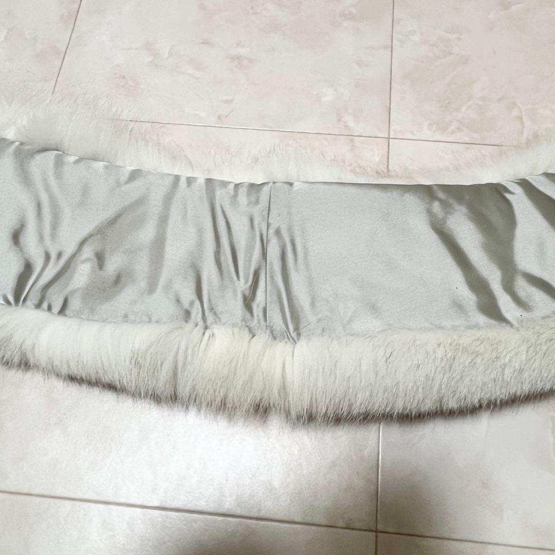 【箱付/試着のみ/新タグ】SAGA FUR ブルーフォックス ショール