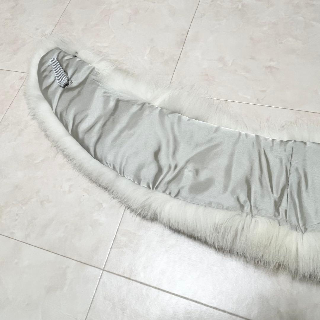 【箱付/試着のみ/新タグ】SAGA FUR ブルーフォックス ショール