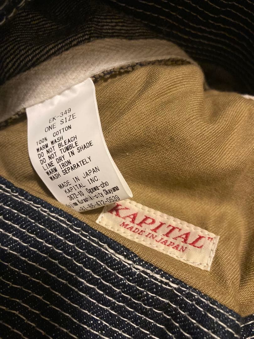 キャピタル kapital EK-349 12oz デニム ハット