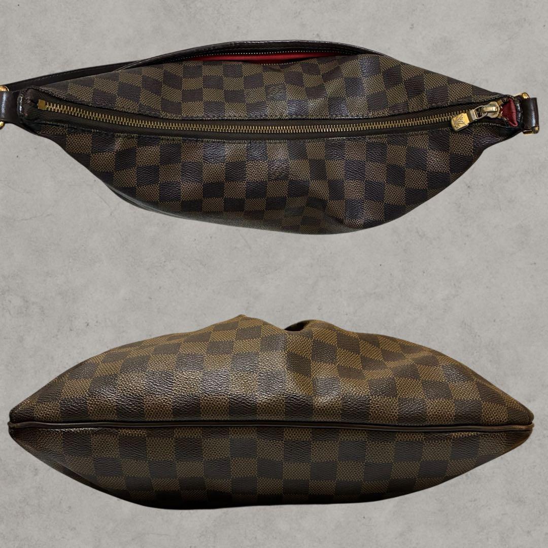 美品!!ルイヴィトン ダミエ ショルダーバッグ ブルームズベリGM 正規 茶