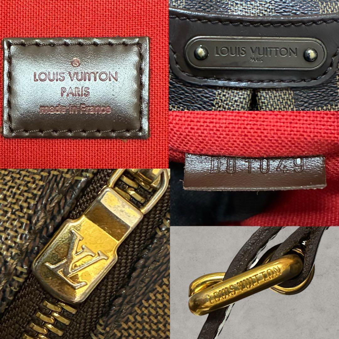 美品!!ルイヴィトン ダミエ ショルダーバッグ ブルームズベリGM 正規 茶