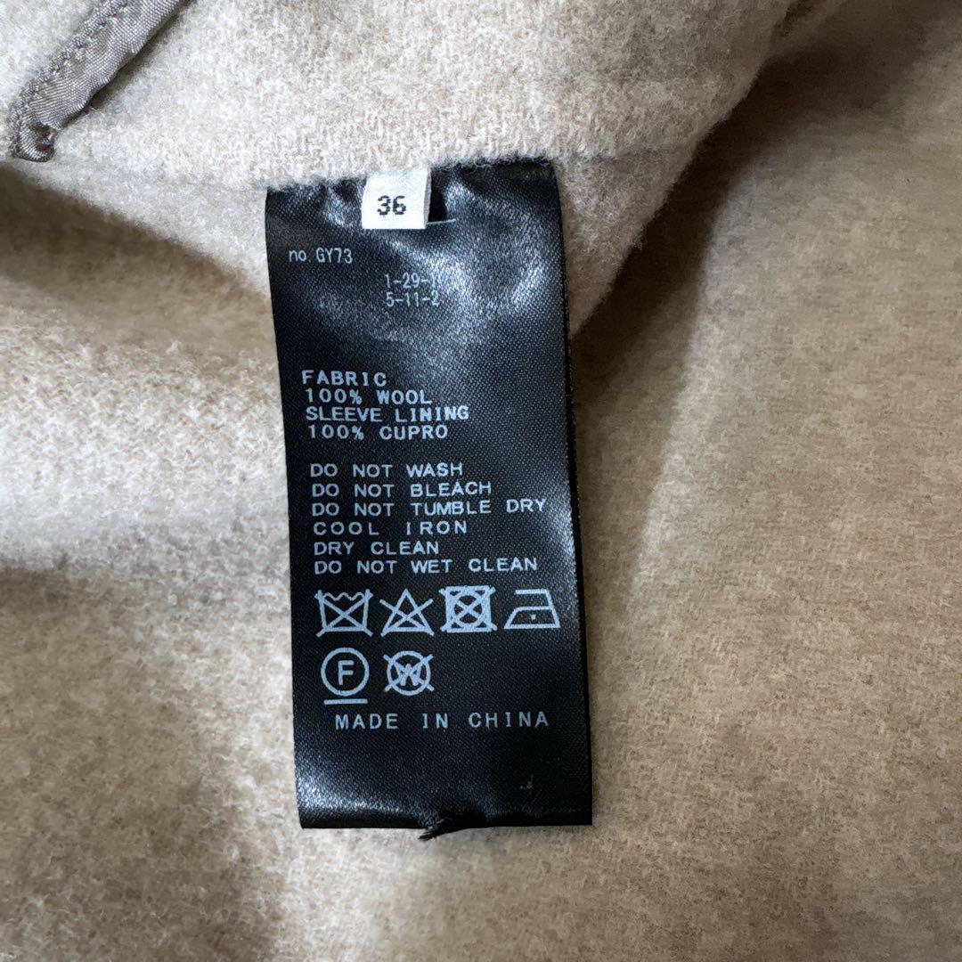 ぺ*こ様 未使用級ꕥイエナ マンテコ社 PUREダブルフェイスコート ガウン リ