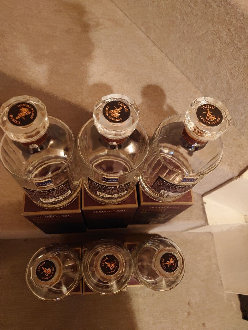 響21年空瓶6本セット㉙紙箱付