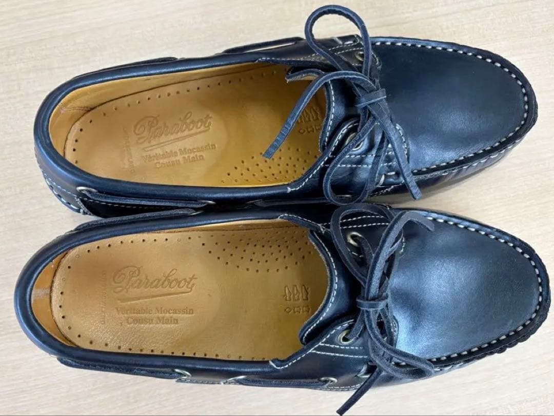 靴 Paraboot TOMORROWLAND MALO RAID NAVY 6.5