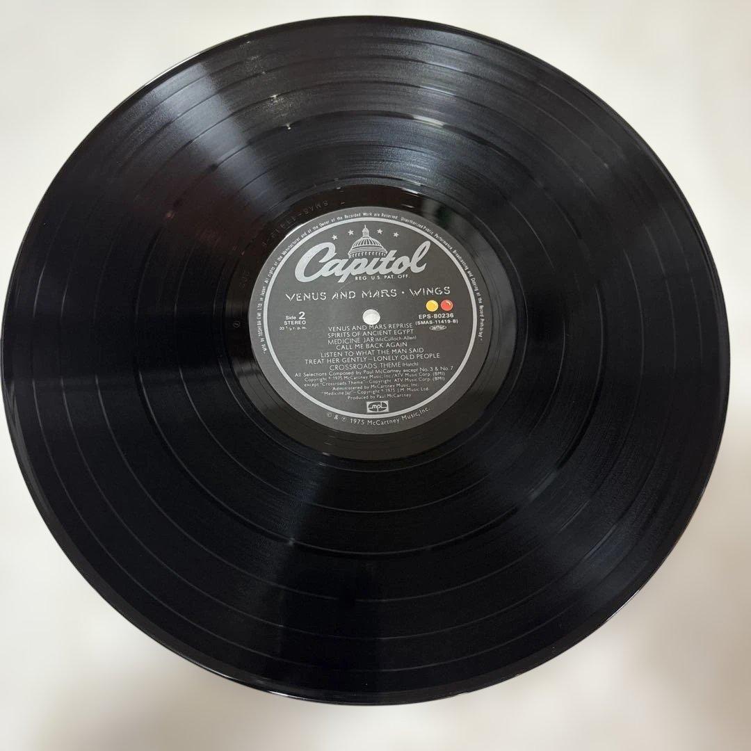 美品　Wings Venus and Mars レコード