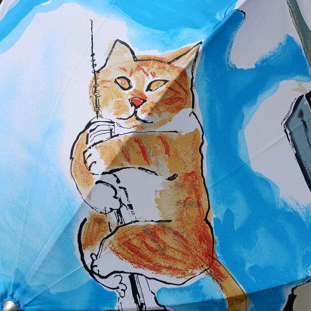猫 絵画風デザイン⭐新品・未使用　長傘