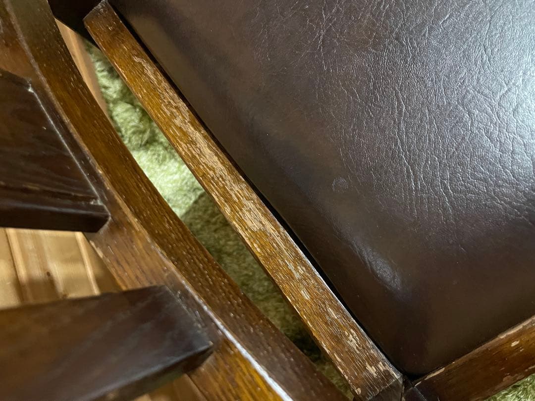 イギリス　バルボスレッグチェア　ダイニングチェア　ビンテージ　2脚　アンティーク