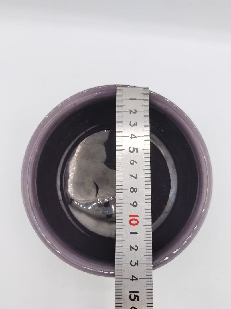 c565 皆具 紫交趾 扇面 平安清鳳 木箱 茶道具 古物