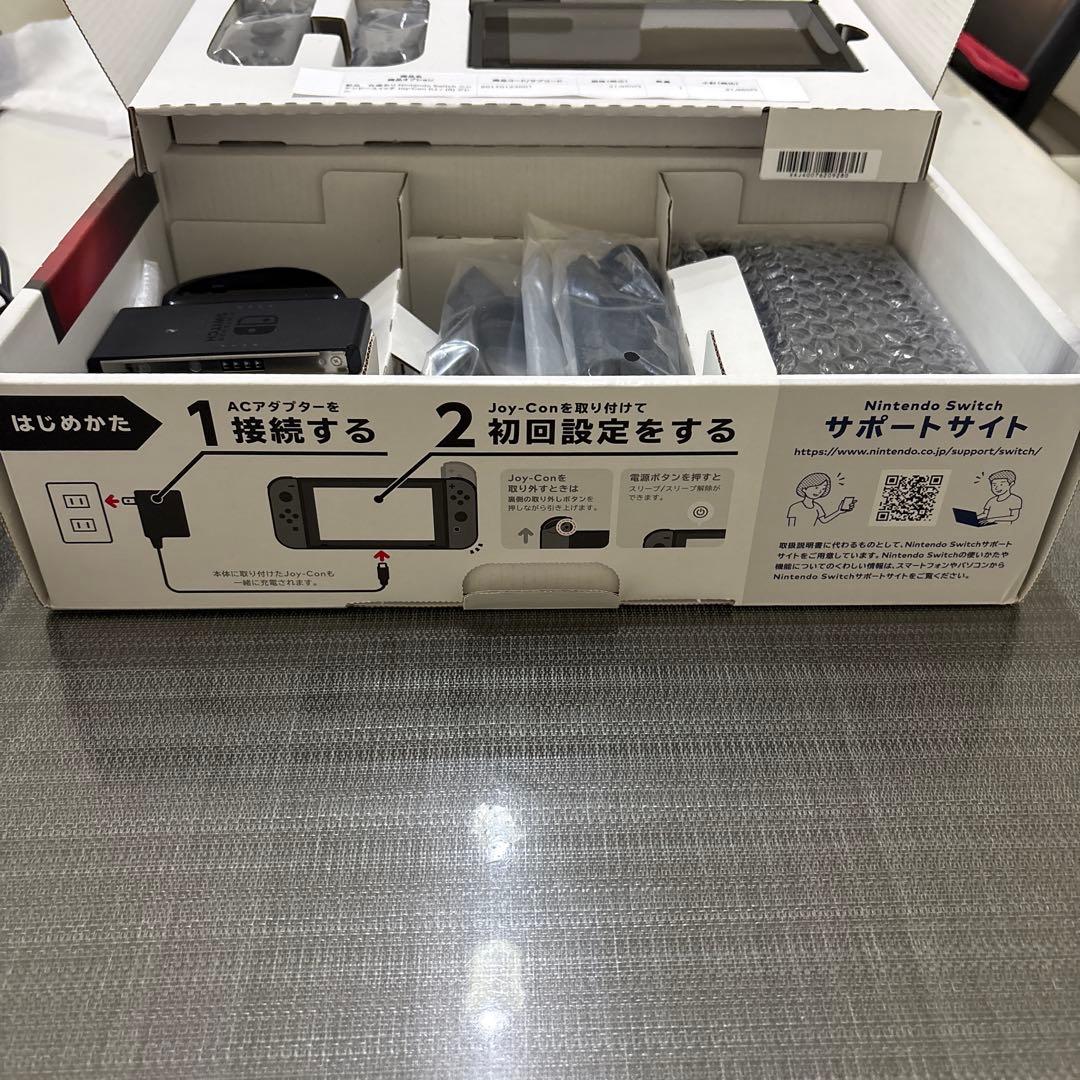Nintendo Switch フルセット ブラック 充電器、本体ケース付き