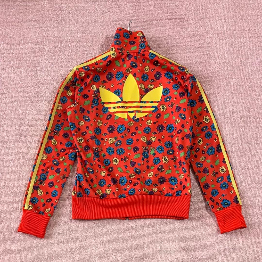 【美品】 adidas×ロデオクラウンズ 花柄ジャージ セットアップ 永野芽郁