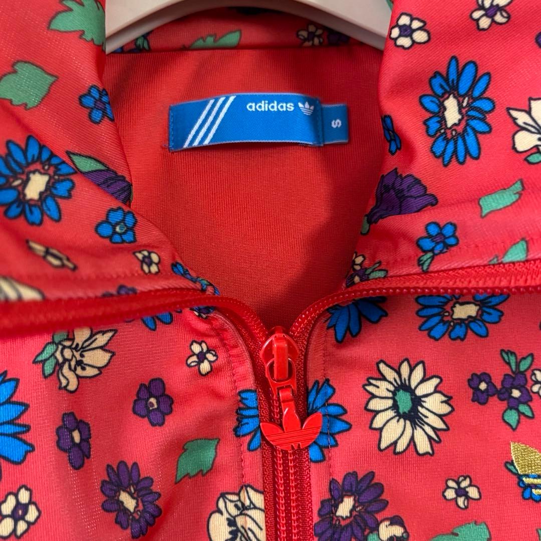 【美品】 adidas×ロデオクラウンズ 花柄ジャージ セットアップ 永野芽郁