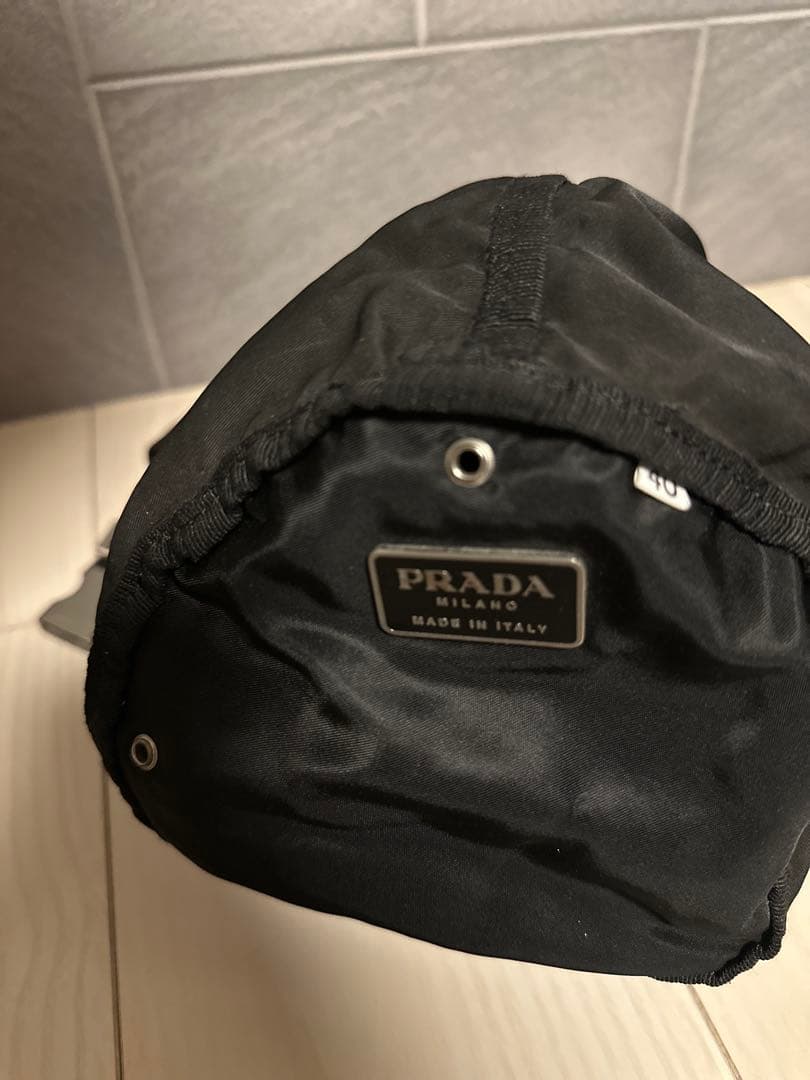 PRADA ボンサック ドラムバッグ BLACK V228 ショルダーバッグ